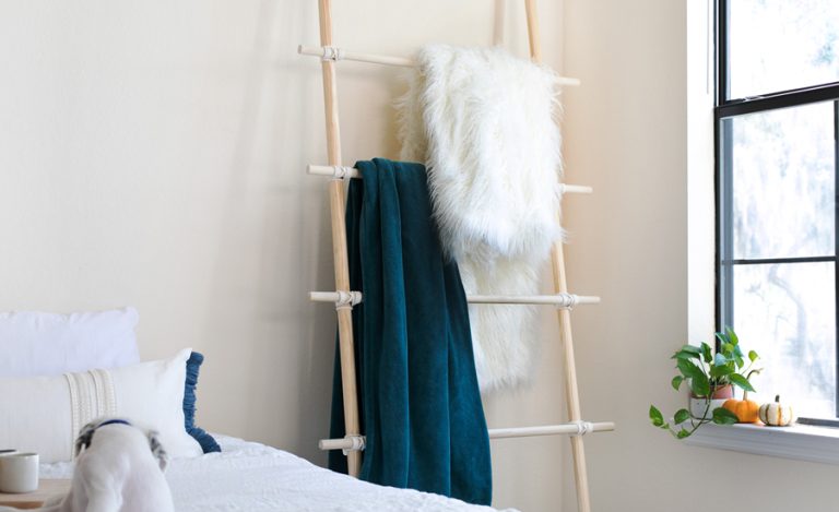 DIY Blanket Ladder: A Fun and Creative Way to Display Your Quilts